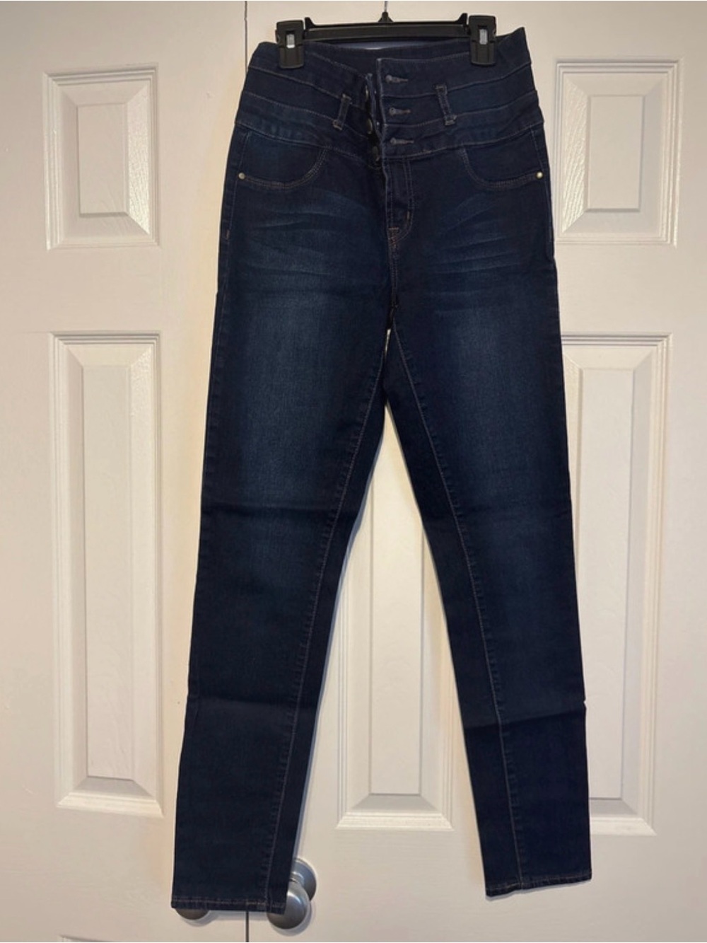 refuge Dark Wash Skinny Jeans